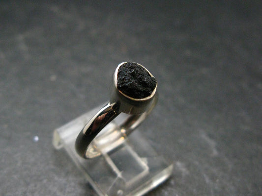 Terminated Brookite Crystal Silver Ring From Arkansas - Size 7 - 2.22 Grams