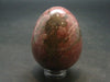Large Rhodonite Egg From Canada - 93.15 Grams - 1.7"