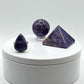 Beautifully Charoite & Sterling Silver Teardrop Ring - Size 7