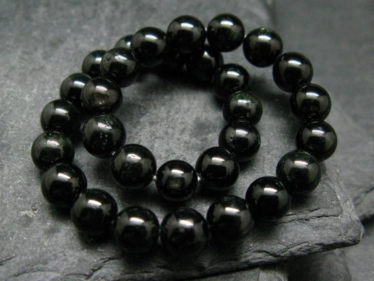 Star Diopside Genuine Bracelet ~ 7 Inches ~ 6mm Round Beads