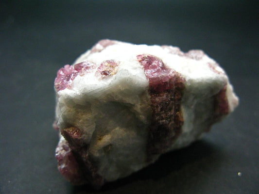 Pink Tourmaline In Quartz Cluster From Brazil - 2.4"