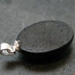 Rare Black Opal Sterling Silver Pendant From Australia - 1.1" - 2.51 Grams
