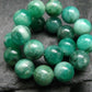 Emerald Gem Genuine Bracelet ~ 7 Inches ~ 10mm Round Beads