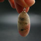Rare Pink Tugtupite Sterling Silver Pendant From Greenland - 1.3" - 4.36 Grams