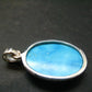 Turquoise Silver Pendant - 1.4" - 5.74 Grams