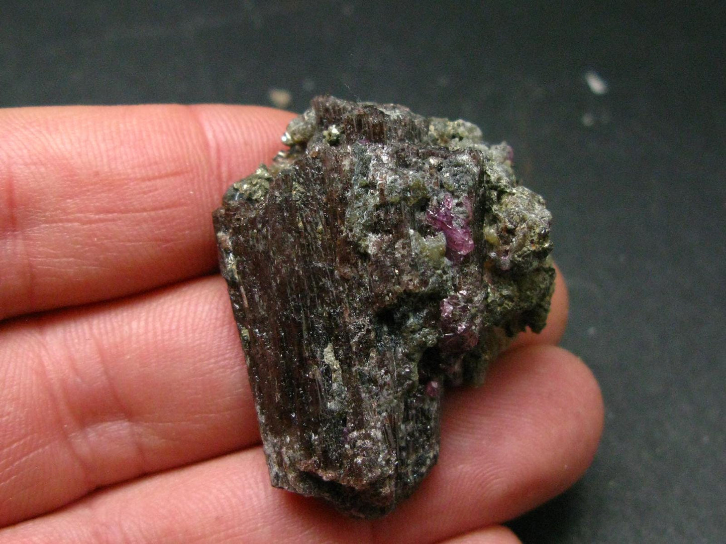 Stunning Painite Crystal with Ruby From Burma - 152 Carats - 1.6"