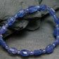 Tanzanite Genuine Bracelet ~ 7 Inches ~ 10mm Facet Beads