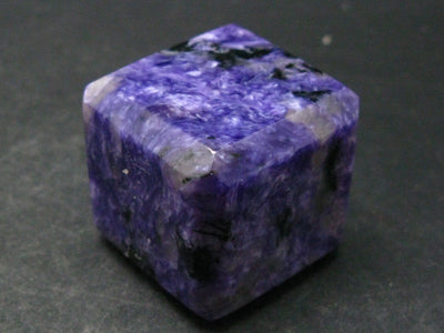 Large Nice Charoite Cube From Russia - 1.2" - 70.5 Grams