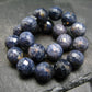 Blue Sapphire Genuine Bracelet ~ 7 Inches ~ 10mm Round Facetted Beads