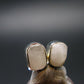 Natrolite Stud Earrings Sterling Silver From Tanzania - 1.36 Grams