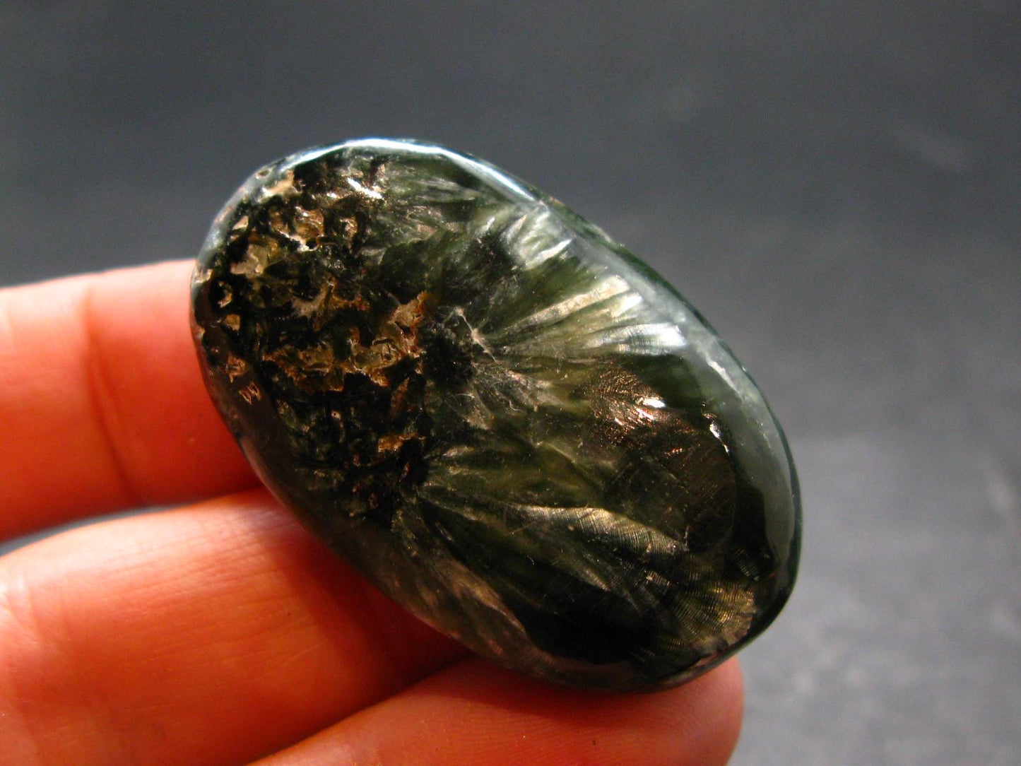 Large Polished Seraphinite Clinochlore Angels Wings Piece From Russia - 1.6" - 15.73 Grams