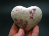 Large Cinnabar in Quartz Heart from Peru - 132.91 Grams - 2.5"