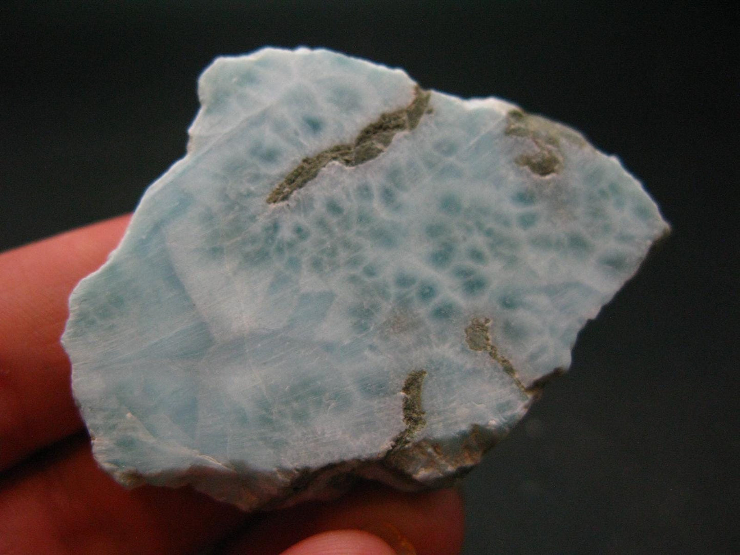 Larimar Polished Slab From Dominican Republic - 1.9"
