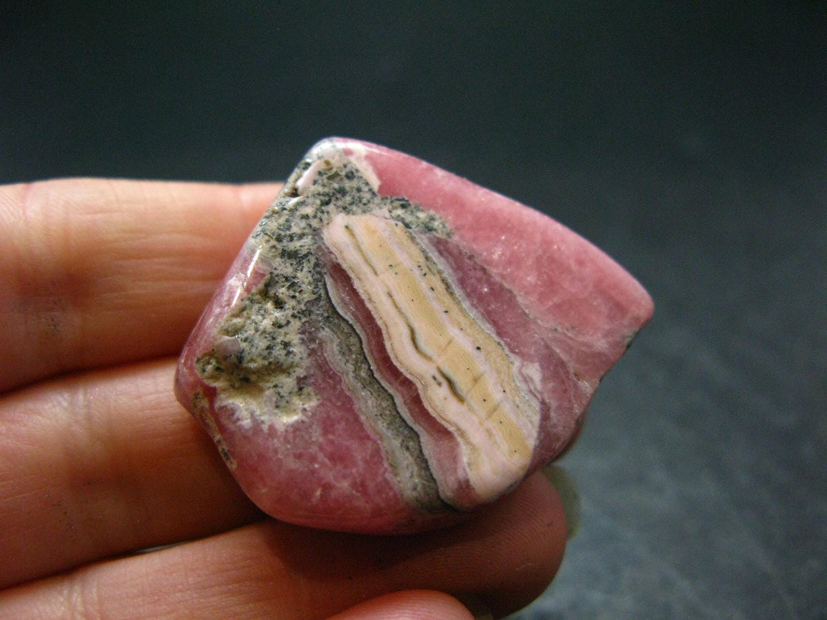 Rhodochrosite Stalactite From Argentina - 1.3" - 24.50 Grams
