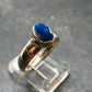 Cavansite Ring From India - 3.53 Grams - Size 8