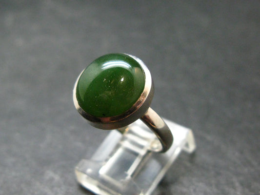 Nephrite Jade Ring From Canada - Size 7 - 4.53 Grams