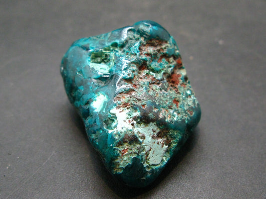 Very Nice Tumbled Dioptase Stone from Congo - 1.5" - 32.17 Grams