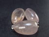 Lot of 3 Natural Rose Quartz Pendants from Brazil