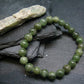 Green Kyanite Genuine Bracelet ~ 7 Inches ~ 8mm Round Beads