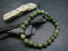 Green Kyanite Genuine Bracelet ~ 7 Inches ~ 8mm Round Beads