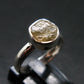 Rare Agni Gold Danburite Silver Ring From Tanzania - 1.96 Grams - size 6