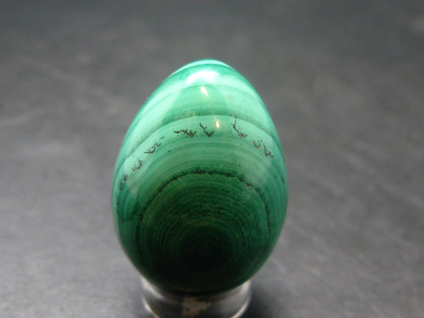 Malachite Egg Carving From Congo - 1.2" - 30.43 Grams