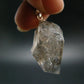 Large DT Elestial Quartz Crystal Silver Pendant From Brazil - 1.4" - 5.79 Grams
