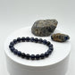Blue Sapphire Beaded Bracelet: Genuine September Birthstone, Healing Crystal (24.49 Grams)