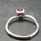 Spessartine Garnet Ring From Tanzania - Size Adjustable - 1.18 Grams