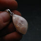 Natrolite Silver Plated Pendant Necklace From Indonesia - 1.3" - 3.31 Grams