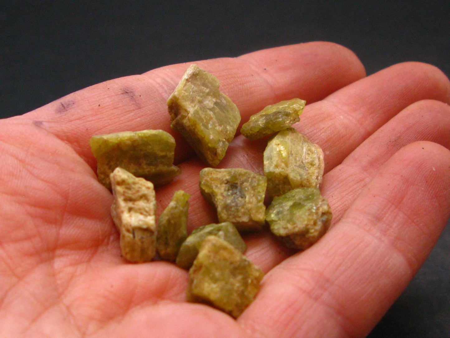 Lot of 10 Chrysoberyl Crystals From Madagascar - 27.11 Grams