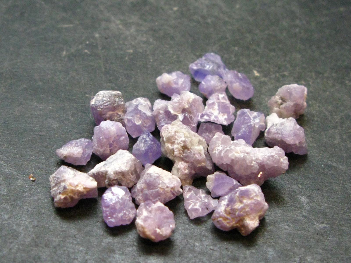 Lot of 25 Gem Purple Apatite Crystals From Pakistan