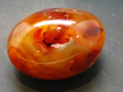 Carnelian Tumbled Stone From Madagascar - 2.4" - 166.77 Grams