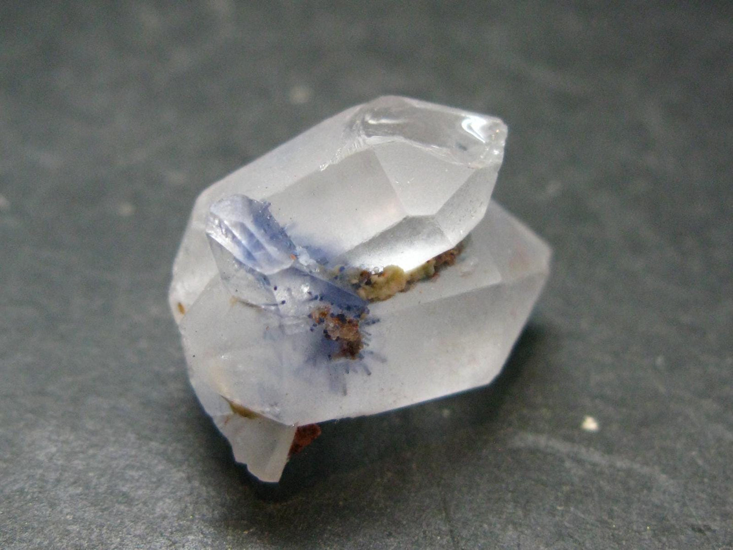 Dumortierite In Quartz Crystal From Brazil - 1.0" - 8.79 Grams