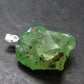 Tsavorite Gem Green Garnet Sterling Silver Pendant From Tanzania - 1.1" - 8.60 Grams