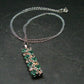 Emerald Silver Pendant W/Chain From Colombia - 5.32 Grams Total