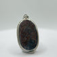 Lattice Sunstone Pendant Necklace, Sterling Silver Natural Crystal Jewelry