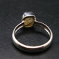 Rare Agni Gold Danburite Silver Ring From Tanzania - 1.92 Grams - size 6