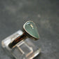 Extremely Rare Grandidierite Silver Ring From Madagascar - Size 8 - 2.49 Grams