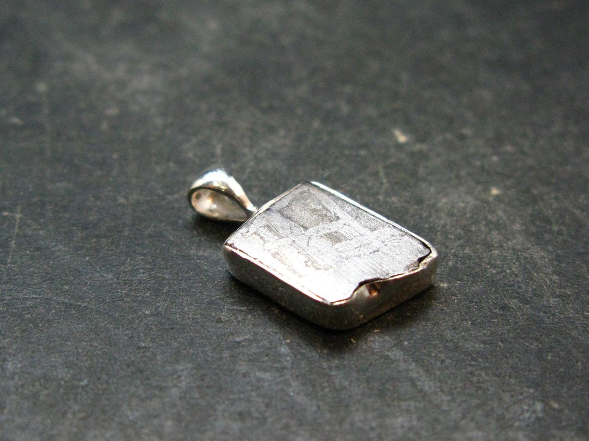 Muonionalusta Meteorite Pendant from Sweden - 0.8" - 2.62 Grams