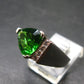 Helenite Gaia Stone Gem Sterling Silver Ring From Washington - Size 7.5 - 1.72 Carats