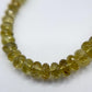 Natural Chrysoberyl, Gemstone Beaded Necklace, Faceted Crystal Strand, Minimalist Jewelry Gift for Her