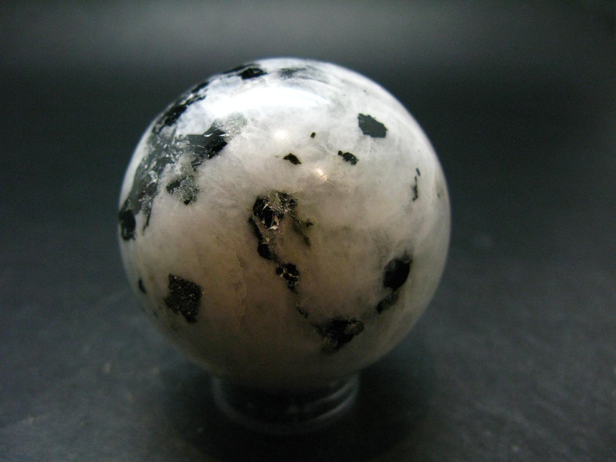 Moonstone Sphere from India - 2.4" - 303.24 Grams