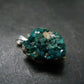 Dark Green Sparkling Gemmy Dioptase Silver Pendant from Kazakhstan - 0.9" - 2.53 Grams