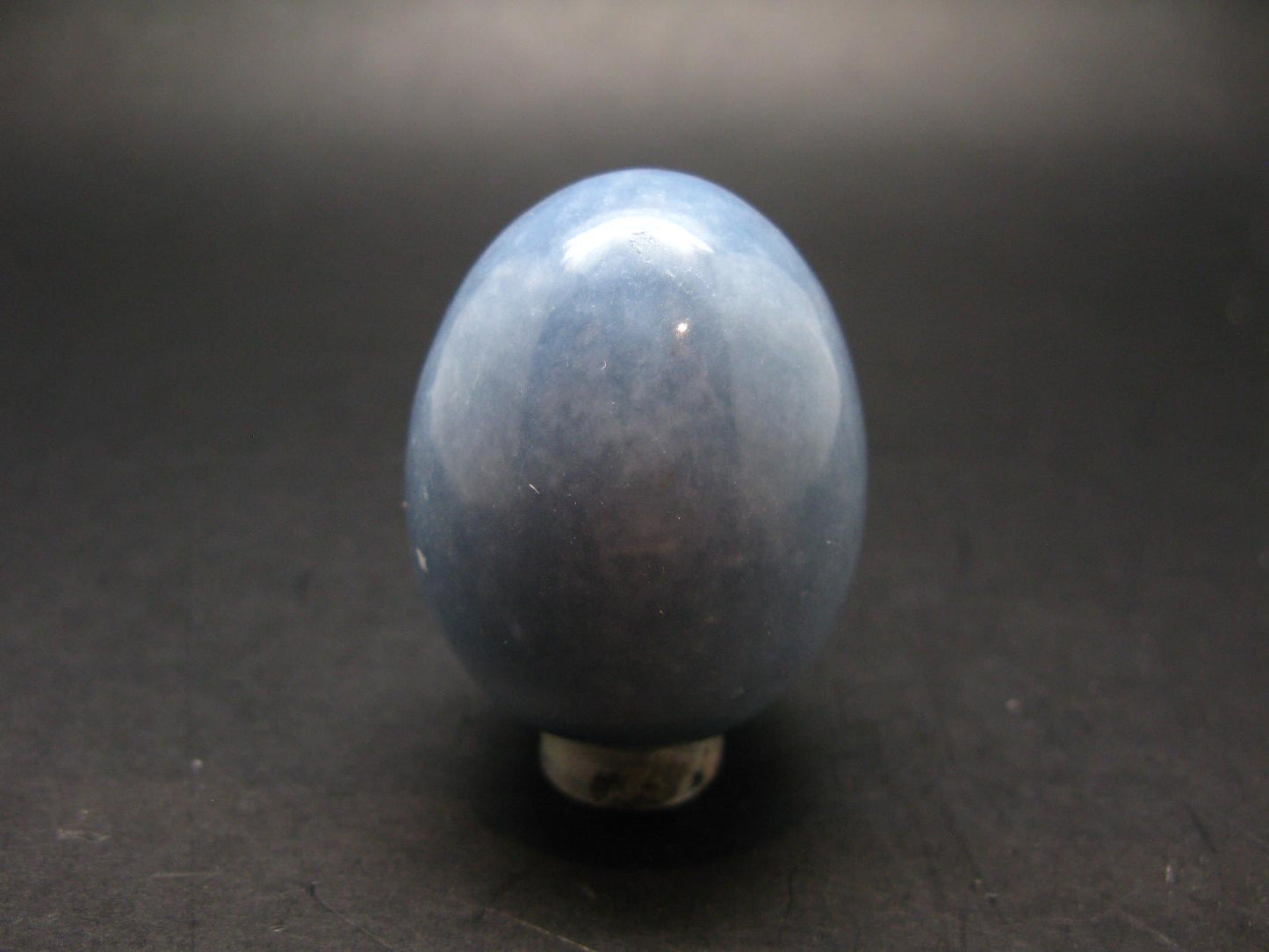 Fine Angelite Angellite Egg From Peru - 1.8"