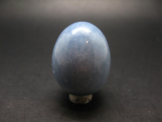 Fine Angelite Angellite Egg From Peru - 1.8"