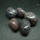 Lot of 5 tumbled natural Iolite Cordierite “water sapphire” stone from India