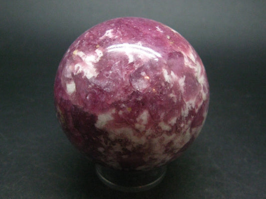 Red Tourmaline Sphere Ball From Brazil - 2.5"