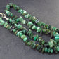 Lot of 3 Emerald Tumbled Beads Necklaces From Brazil - 18"