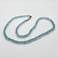 Sky Blue Topaz Faceted Rondelle Necklace – Natural Gemstone Elegance - 23.20 Grams